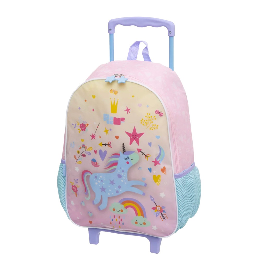 Mochila Infantil Com Rodinhas Pack Me Magic Pacific Rosa