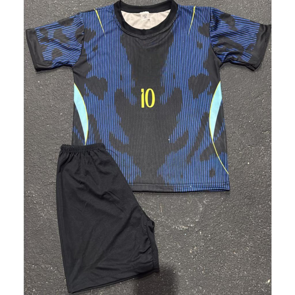 Conjunto Infantil Seleção Brasileira Preto com Azul