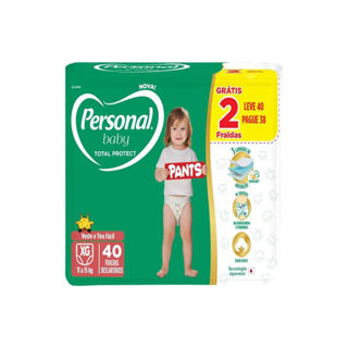 Fralda Personal Baby Total Protect Pants XG 40 Unidades em Oferta na Shopee
