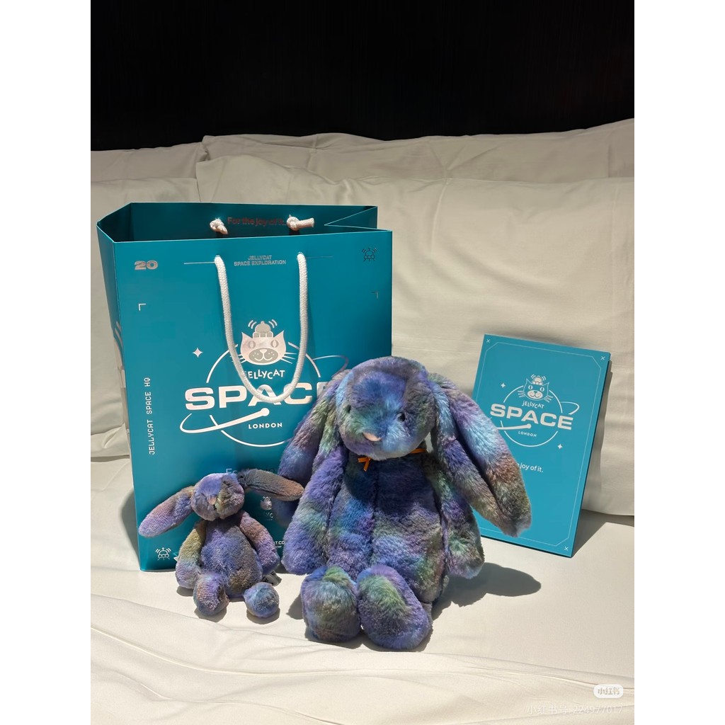 JellyCat espaço coreia limitado Bonnie coelho brinquedo de pelúcia pingente saco charme boneca presente de formatura ani