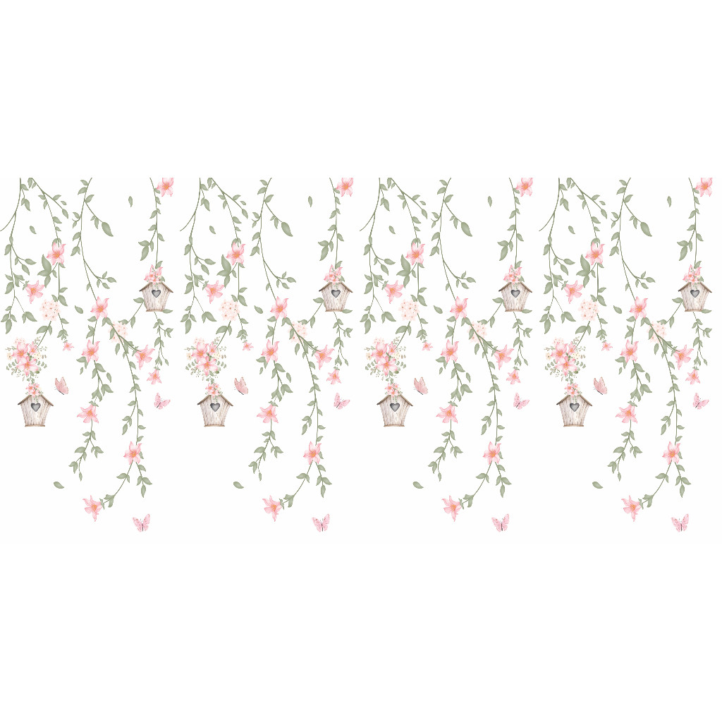 Papel de Parede infantil Fosco 1,50x0,50m JARDIM ENCANTADO em Oferta na Shopee