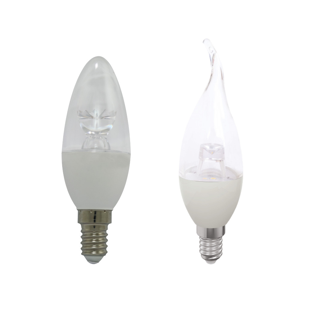 Lâmpada Led Clara 4w Vela bico lisa E14 3000k 65000k Bivolt