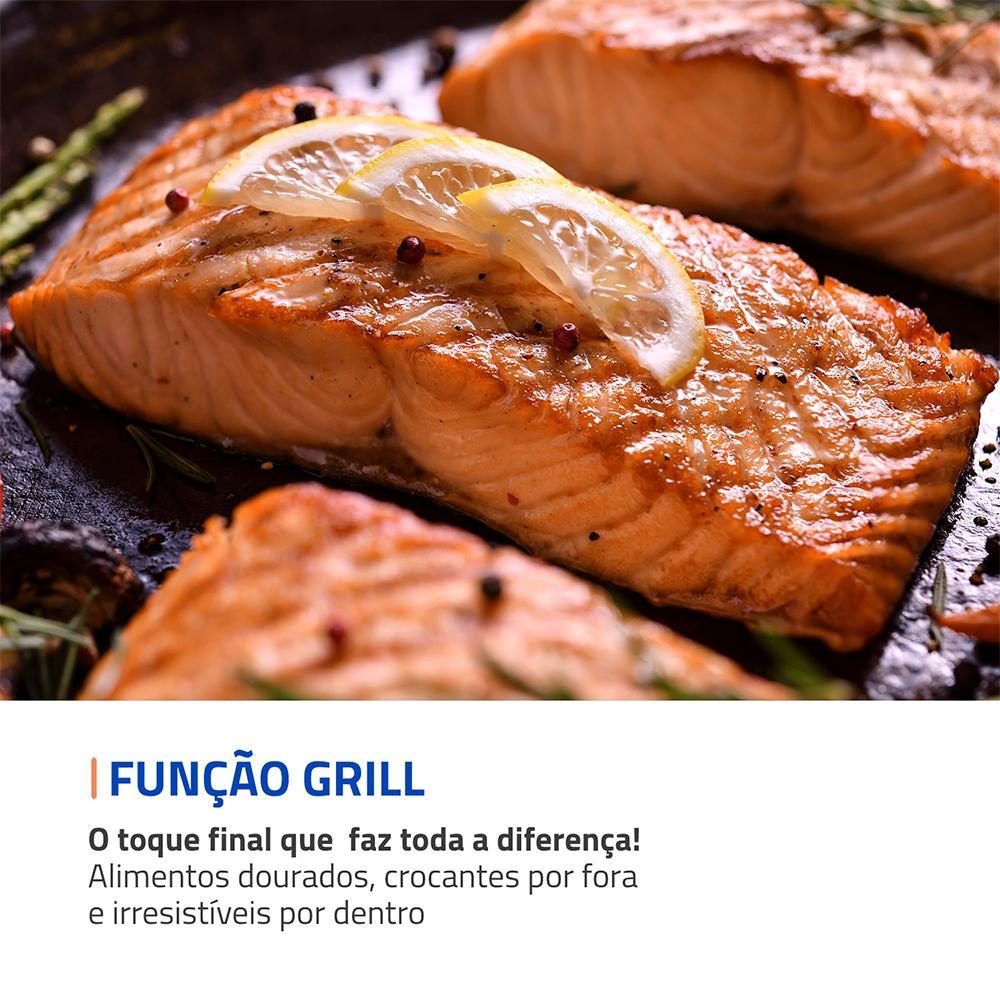 Forno Elétrico 52L Family Grill Inox Mondial Branco/Inox 1800W - FRN-52-WI · foto 2