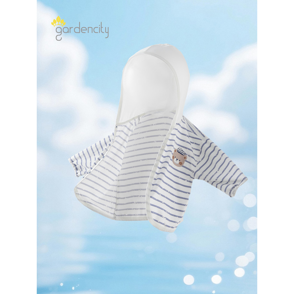 Bebê protetor solar roupas verão estilo fino Modal leve respirável roupas de pele do bebê legal ar condicionado camisa j