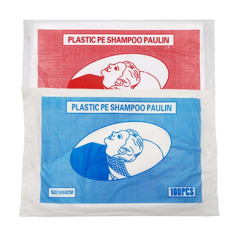 Capas descartáveis para salão de beleza no atacado, protetores de ombro impermeáveis para lavagem de cabelo, suprimentos