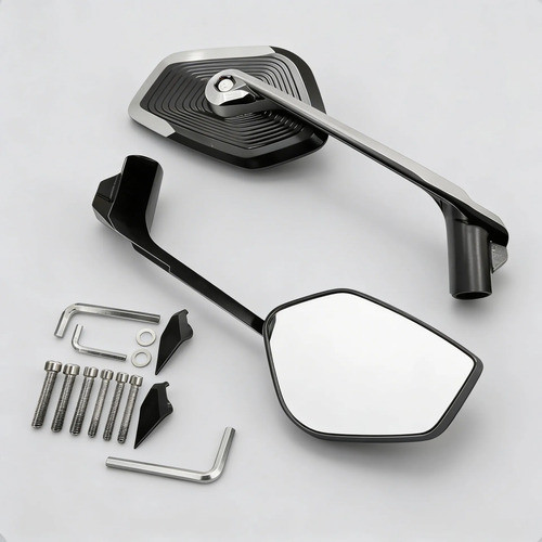 Par Retrovisor Modelo Bmw R 1250 Gs R 1300 Rosca Honda E Yamaha · foto 2