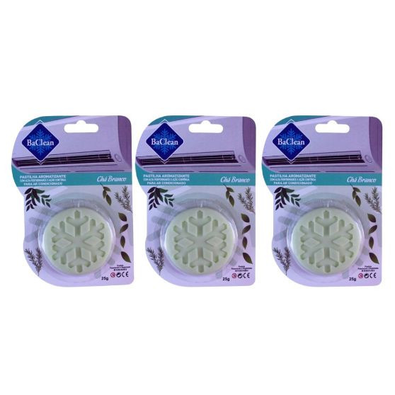 Compre 2, Leve 1 Grátis. Pastilhas Bactericida Aromatizante para Ar Condicionado