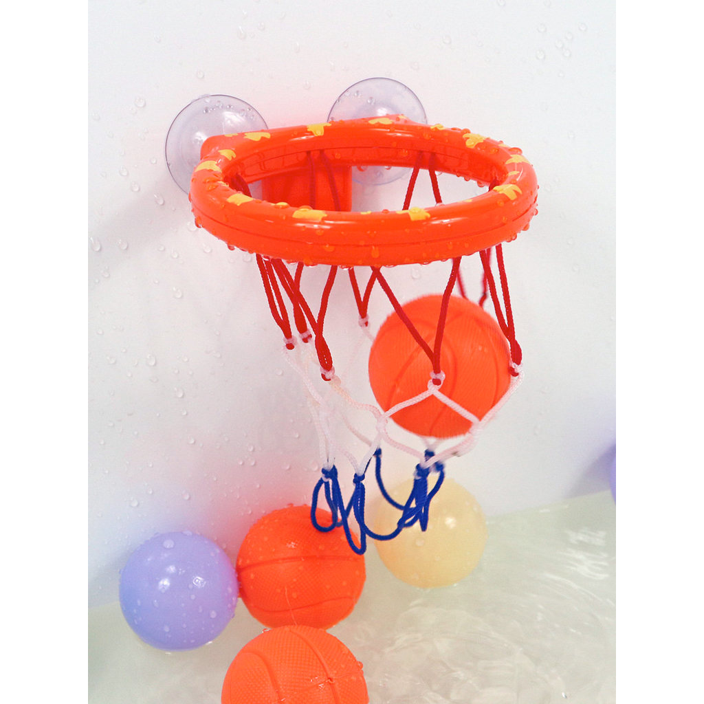 Brinquedos de banho do bebê crianças brincando na água tiro basquete suporte interior pequeno basquete Hoop tiro brinque