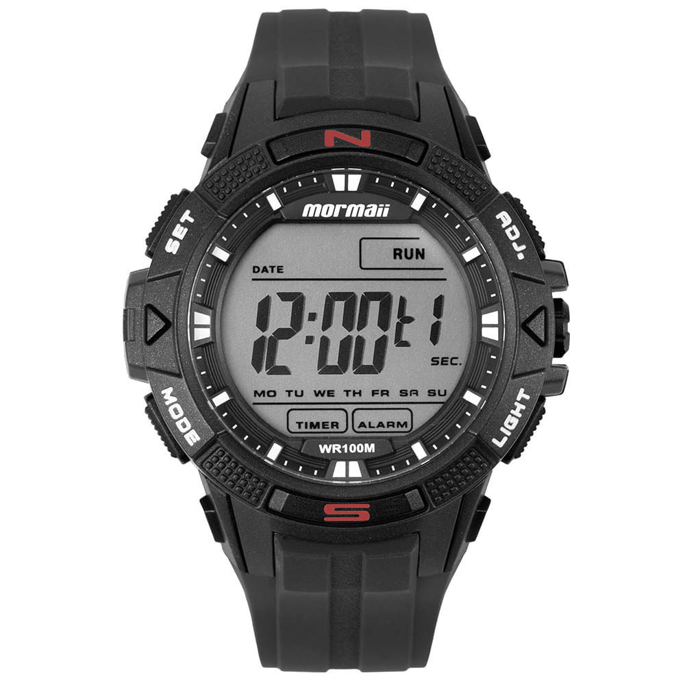 Relógio Mormaii Masculino Wave Preto - MO5001/8P