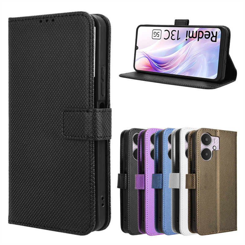 Adequado para redmi 13C 5g caso de telefone redmi 13R 5g/Xiaomi POCO M6 diamante