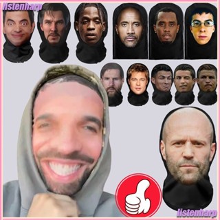 Máscara Facial 3D Engraçado Celebridade Jason Stathham Traje Cosplay Chapelaria Balaclava Natal Novidade Capa Brincadeir em Oferta na Shopee