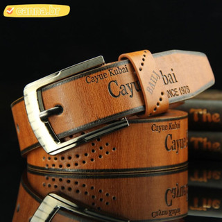 Cinto De Couro CANNA , Cintura Casual Com Fivela De Pino De Cowboy , Cintos De Negócios Vintage Da Moda , Masculino