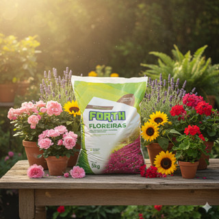 Substrato Condicionador Para Floreiras e Vasos - FORTH Floreiras 5kg | Pronto para Uso em Vasos em Oferta na Shopee