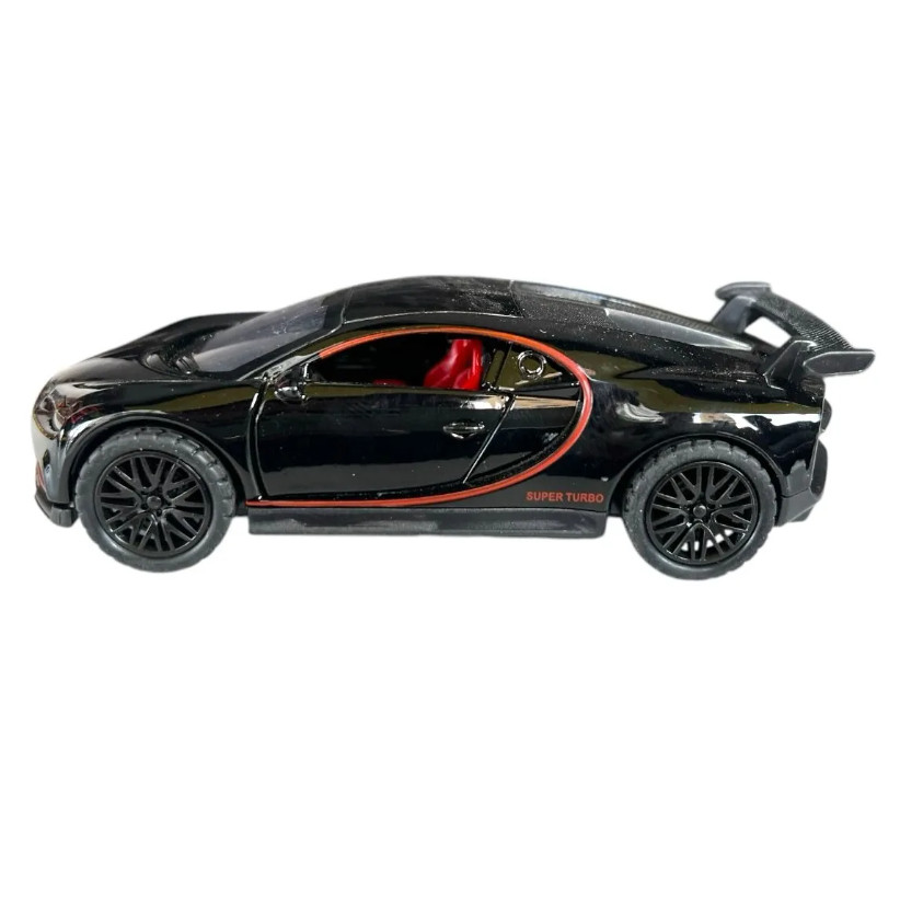 Miniatura Bugatti 1:36 Diecast Metal com Fricção | Carrinho Colecionável