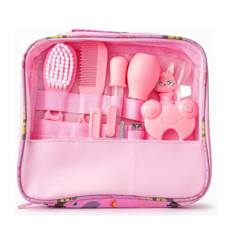 Kit Higiene para Bebê Recém-Nascido 13 Itens com Cortador, Escova, Pente e Acessórios em Oferta na Shopee