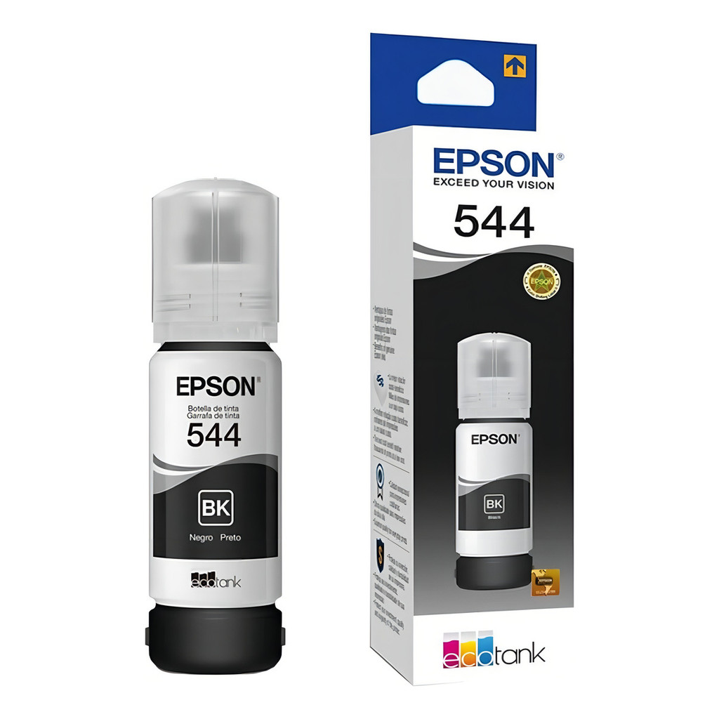 Tinta de impressora Epson T544 preto de 65 mL Vencimento 06/2029