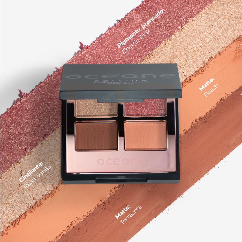 Detalhes do Paleta de Sombras – 4 Eyeshadow Palette Power Glow Océane Edition 4,5g