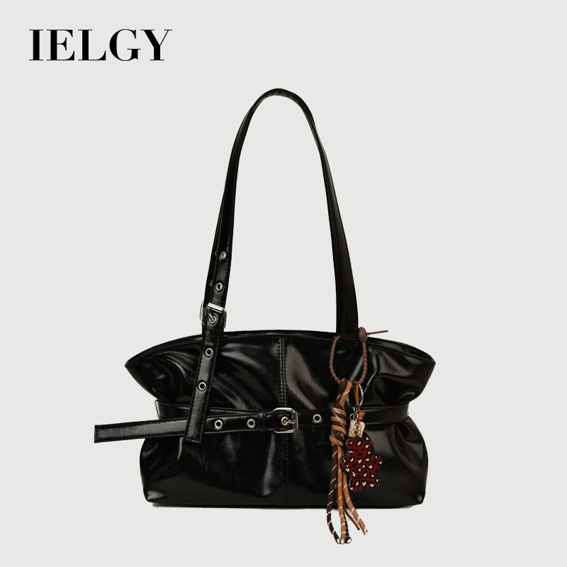 IELGY Bolsa feminina para axilas retrô de grande capacidade outono inverno Casua