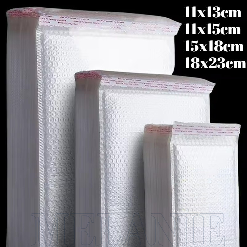 Sacos De Bolhas De Papel Kraft PE Branco-Bolso De Embrulho Expresso À Prova De Choque-Bolsa De Embalagem Autovedante-Env