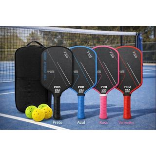 Raquete Pickleball Carbono T700 16mm Controle e Potência