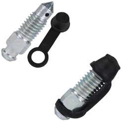 Kit 2 parafuso sextavado M8 sangria pinça freio óleo compatível CG125 CG150 CG160 CRF230 CRF250 XRE300 XRE190 capa