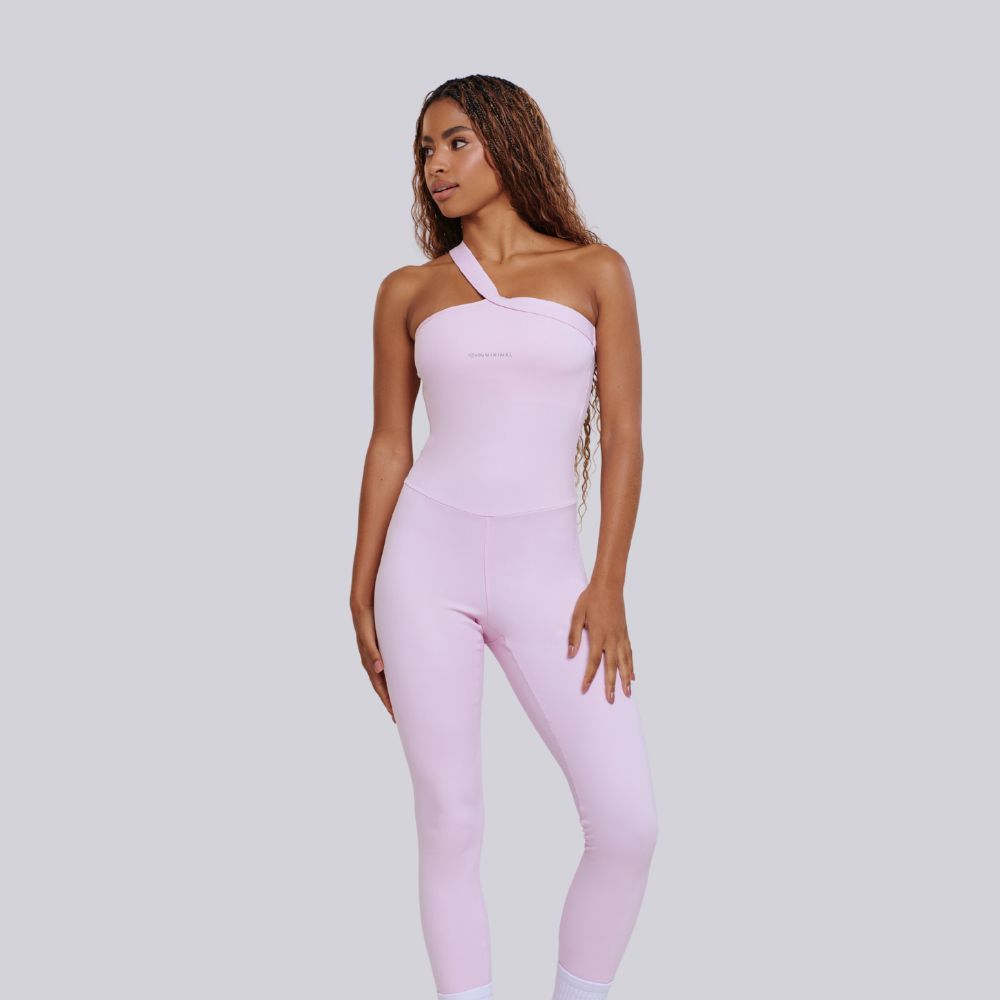 Macacão Fitness Roupa Feminina Academia Ombro Único Sem Costura