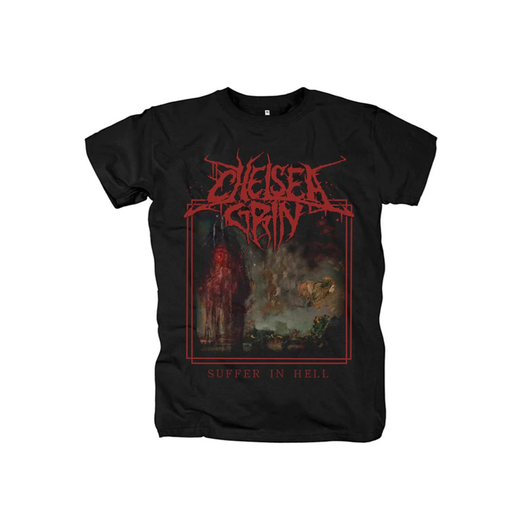 Music.Soul Camiseta Unissex Chelsea Grin Deathcore Metal Estampada Vintage Dark Poderosa Estilosa Confortável Casual