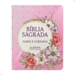 Bíblia Sagrada Pequena ARC | Letra Maior | Harpa | Capa Dura Poá