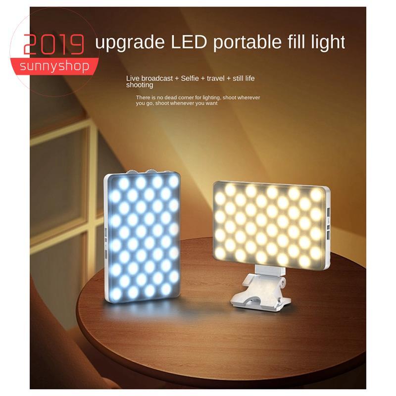 [Bestseller S] Mini Luz De Preenchimento De Clipe Recarregável LED Lâmpada Portátil Ajustável Para Telefone , Almofada ,