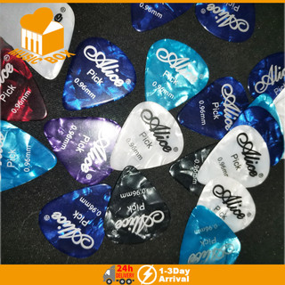 10 Peças Palhetas De Guitarra Alice Pérola Celulóide Para Mediador Elétrica Espessura 0.96mm