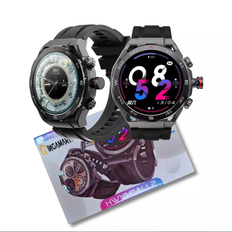 Top Smartwatch Howear HW18 Call 2 - 5G Chip 64GB roid Tela AMOLED Câmera Wi-Fi Play  GPS Relógio Celular - PRETO
