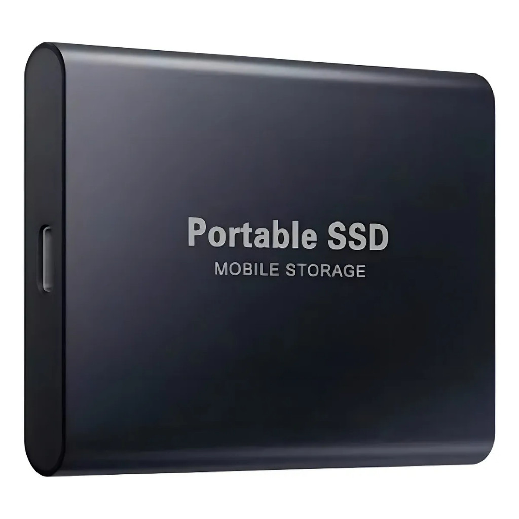 Ssd HD Externo 1tb Mini Slim Unidade Sólida De Cor Preto Hd