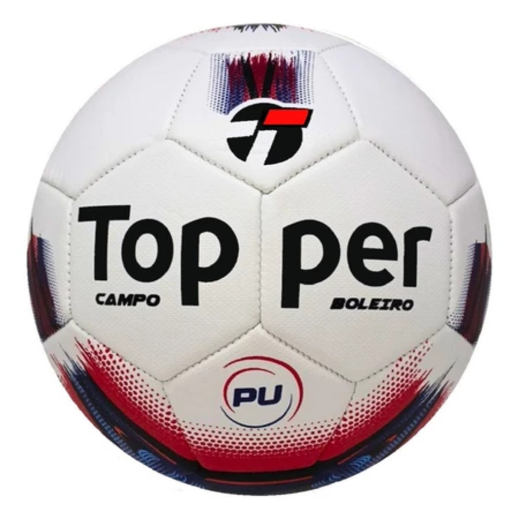 Bola Topper Campo Boleiro-Branco/Vermelho/Azul