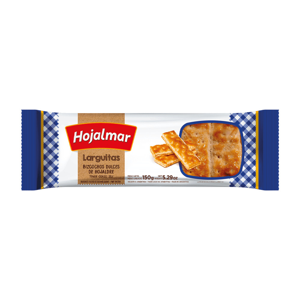Biscoito Argentino Hojalmar Larguitas 150G em Oferta na Shopee