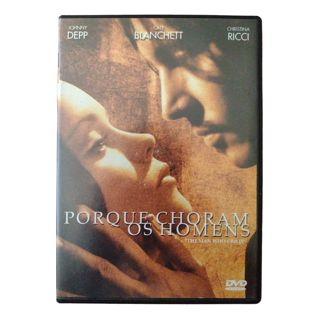 DVD Filme Porque Choram Os Homens 2000 Johnny depp Christina Ricci