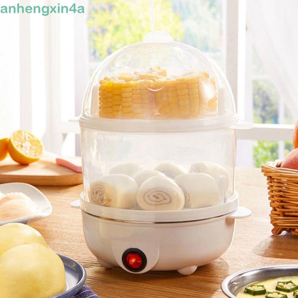 Panela Elétrica Para Ovos ANHENGXIN Camada Única/Dupla Aquecedor De Café Da Manhã Milho Leite Cozinhar