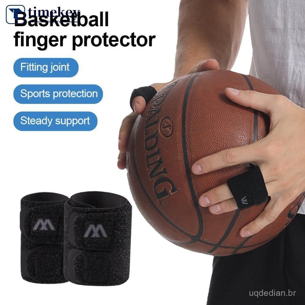 1Pc Basquete Profissional Proteção De Dedo Confortável Respirável Único Duplo Cinta Ajuste Conjunta Suporte Está