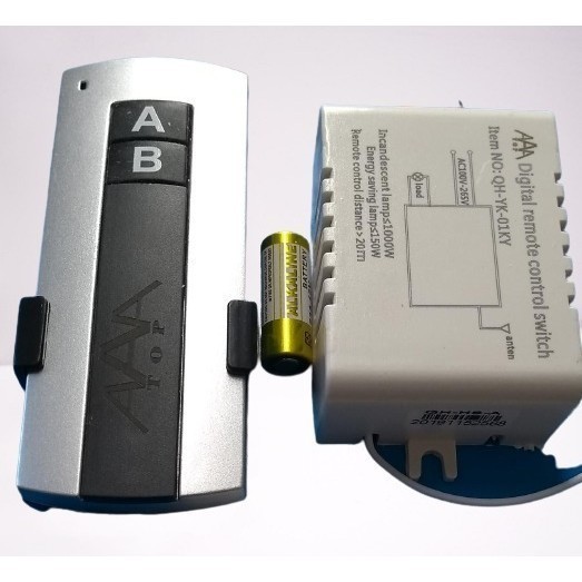 Controladora Inteligente Smart Bivolt Controle Remoto Sem Fio Automação Liga Desliga Prata