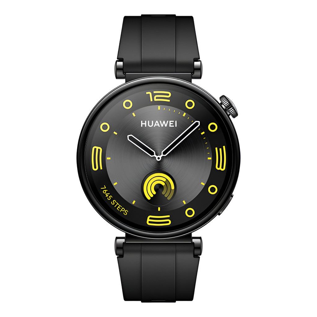 Smartwatch Huawei Watch GT 4 41mm com design geométrico, preto