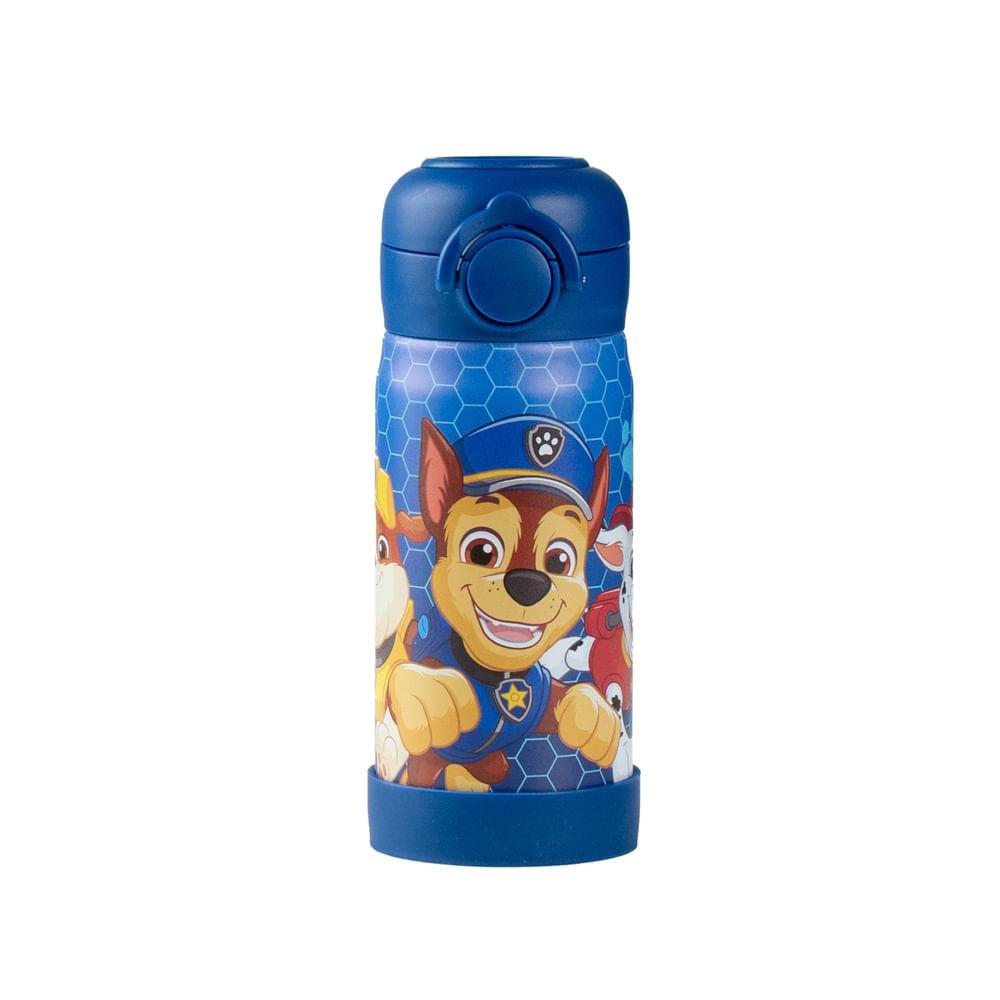 Garrafinha Térmica Infantil Chase 350ml Azul Escuro em Oferta na Shopee