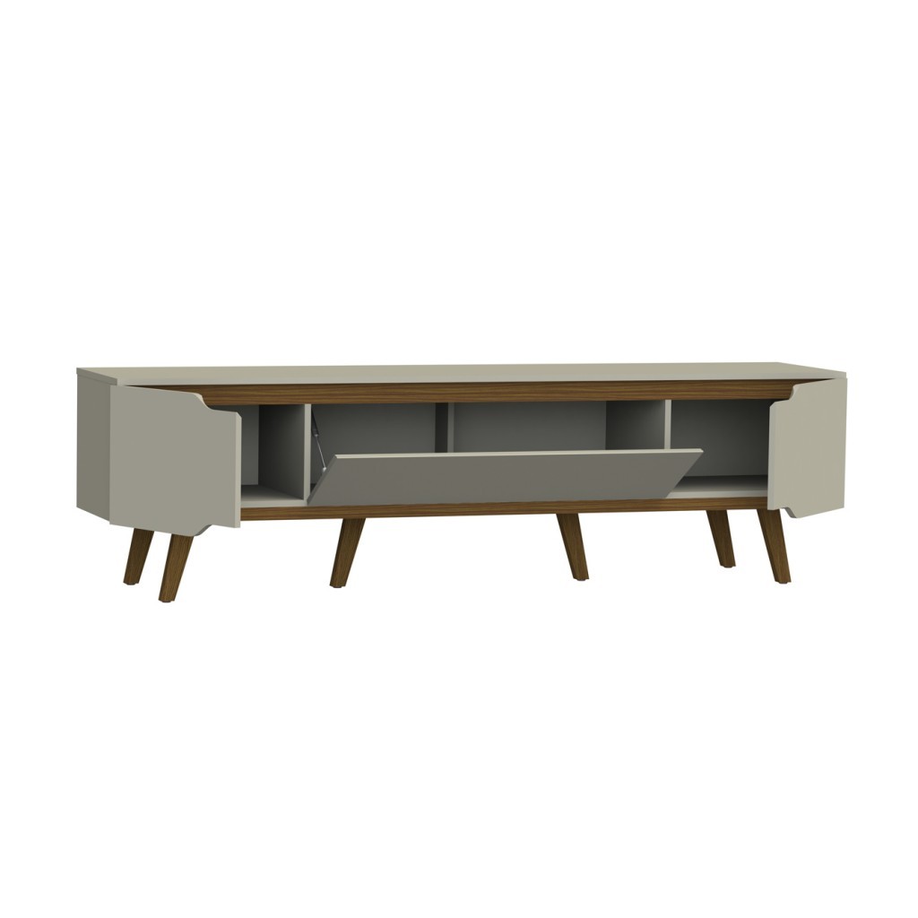 Rack Retrô Shop 1,80m – para TV 65", Moderno, Aconchegante e de Alta Qualidade · foto 2