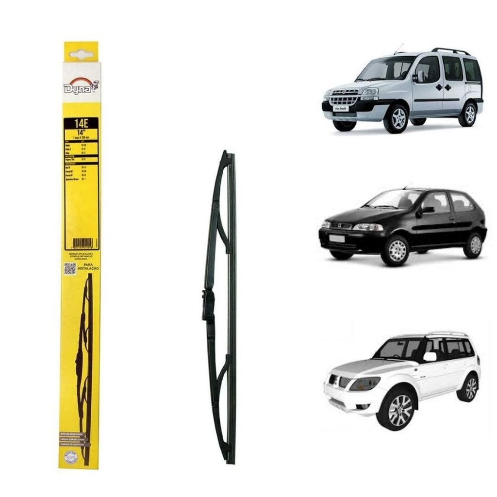 Palheta Traseira Fiat Stilo, VW Parati, Space Fox, Mitsubishi Pajero TR4