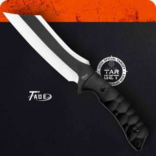 CUTELO FACA LUXO FULLTANG AÇO INOX COM BAINHA RÍGIDA PESCA CHURRASCO LÂMINA AFIADA TAUE DZK-1-A FULL TANG em Oferta na Shopee