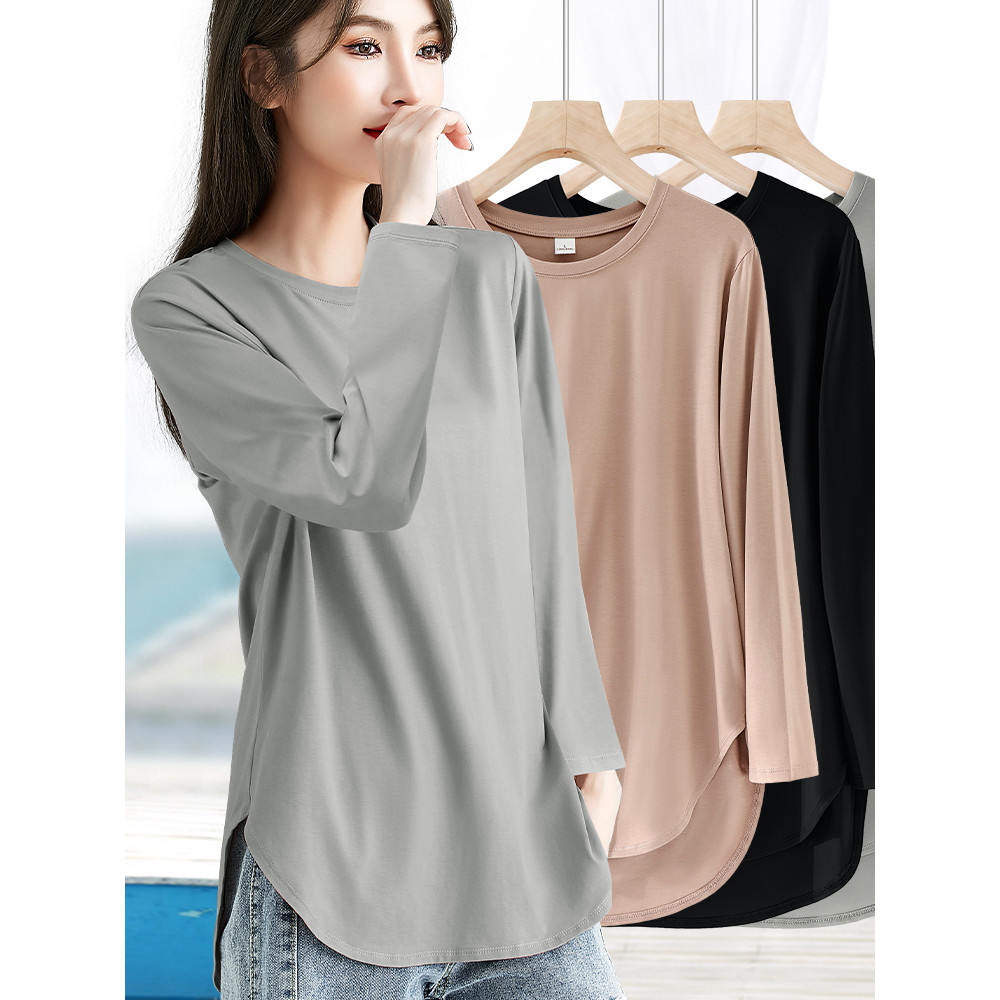 Extra gordo plus size roupas femininas de outono plus size roupas femininas arco Hem Split meados de comprimento capa bu