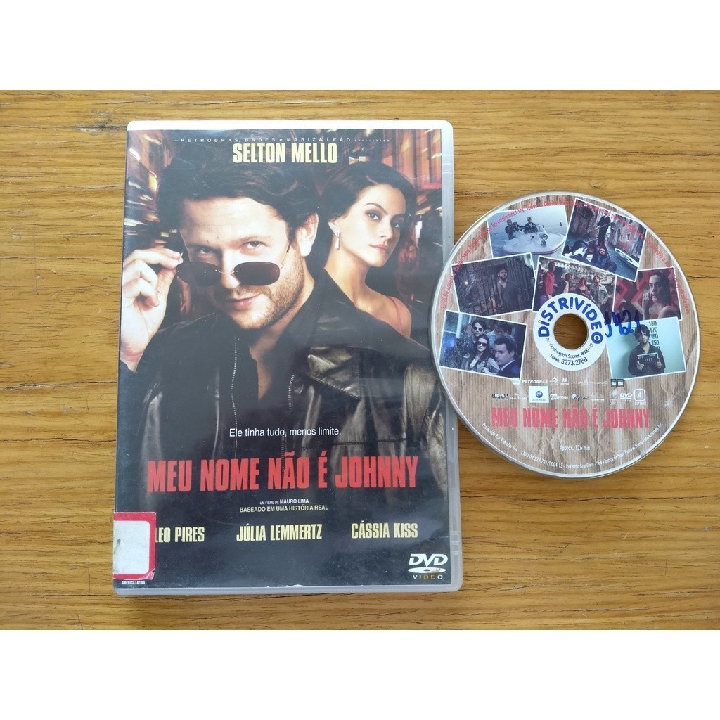 DVD MEU NOME NAO É JOHNNY - ORIGINAL