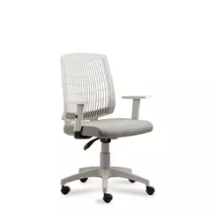 Cadeira Giratória de Escritório e Home Office Ergonômica Linha Unik cor Verde Oliva - Roal