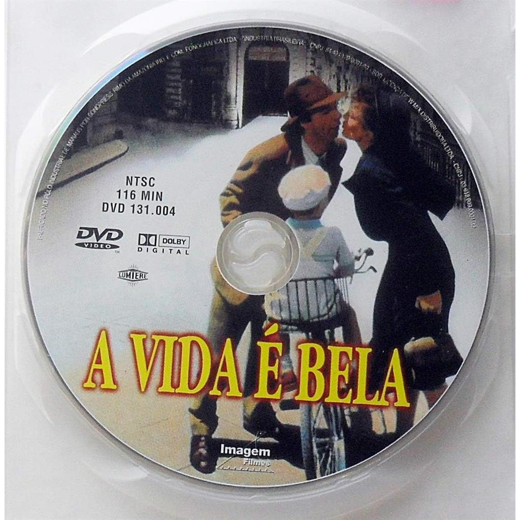 DVD A Vida é Bela direção Roberto Benigni