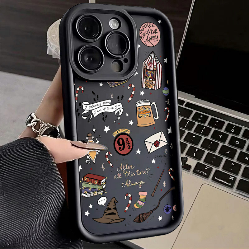 Capinha Capa Para Redmi A2 A3 A5 8 10C 12 13 15 POCO M3 X4 PRO Xiaomi 11 lite Elementos de Harry Potter