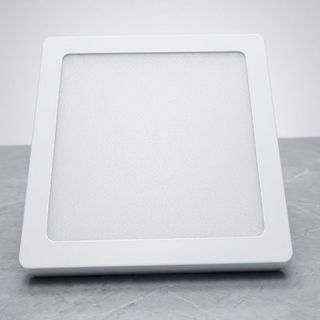 Painel Plafon LED 6W Sobrepor Slim | Quadrado ou Redondo | Branco Frio 6500K