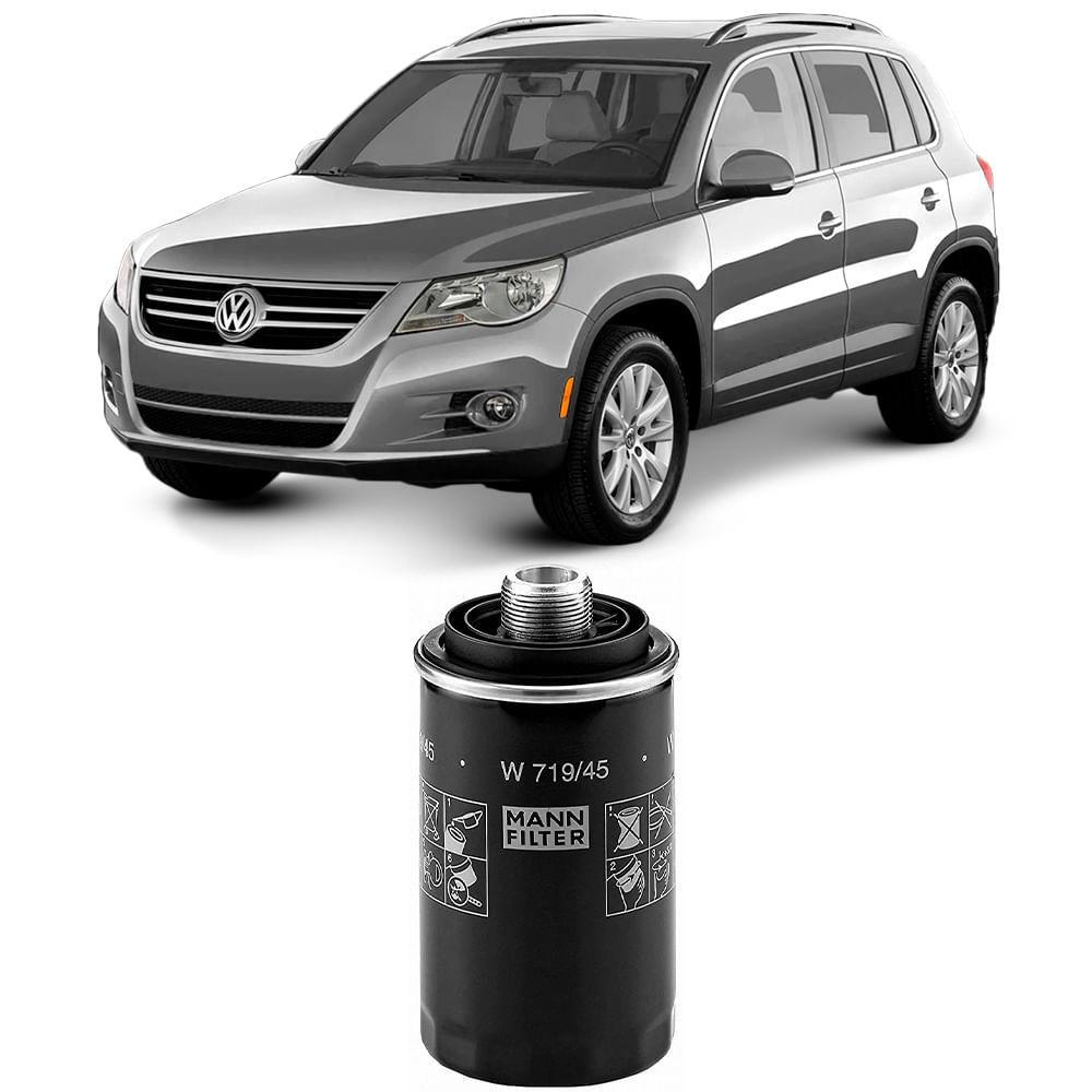 Filtro Óleo Jetta Passat Tiguan 2005 A 2017 Mann-filter